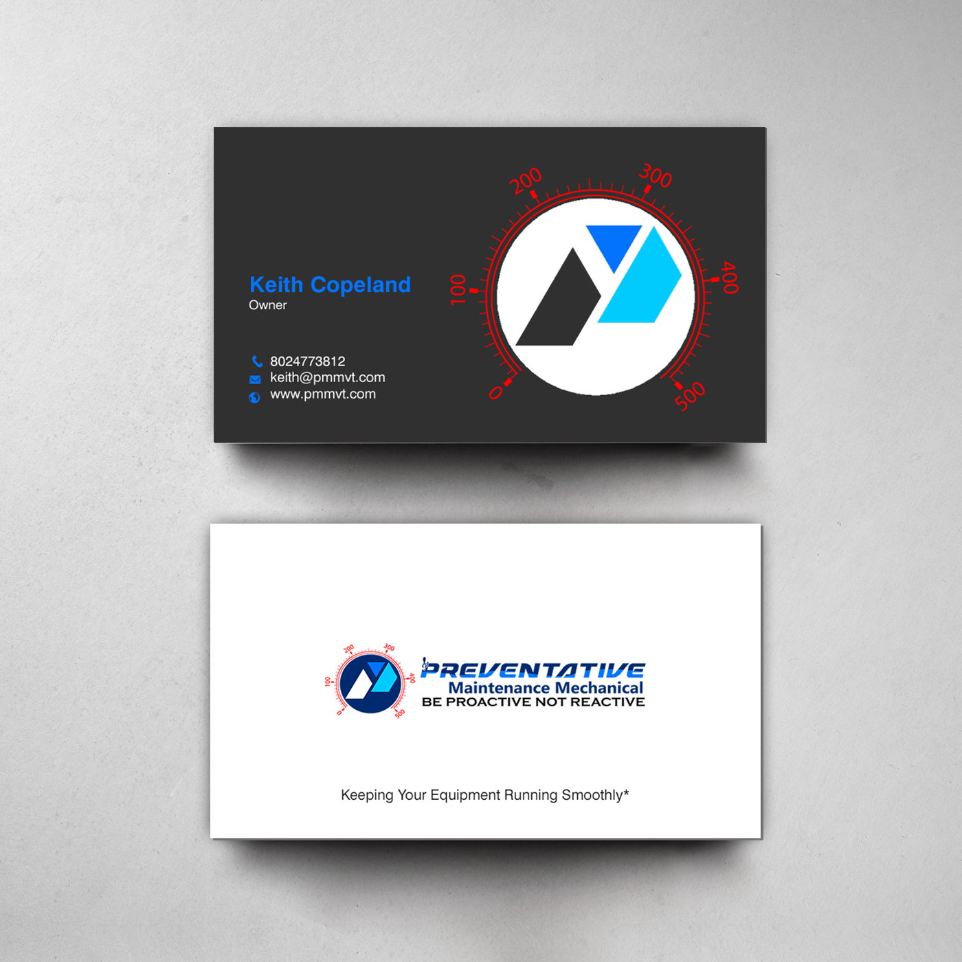 Business Card Design by chandrayaan.creative for Preventative maintinance mechanical | Design #36270327