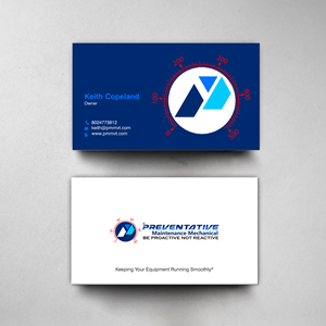 Design de Carte de Visite par chandrayaan.creative pour Preventative maintinance mechanical | Design : #36270329