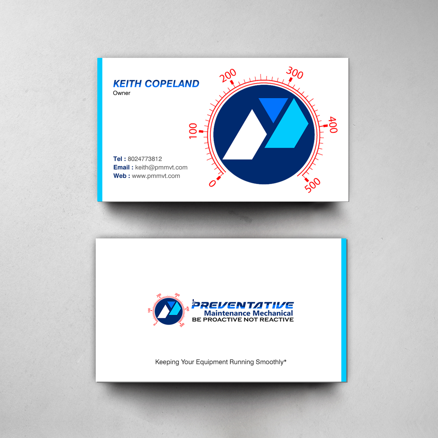 Design de Carte de Visite par chandrayaan.creative pour Preventative maintinance mechanical | Design #36270330