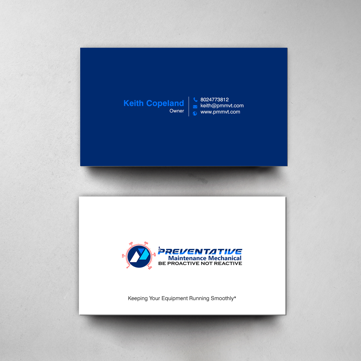 Design de Carte de Visite par chandrayaan.creative pour Preventative maintinance mechanical | Design #36270332