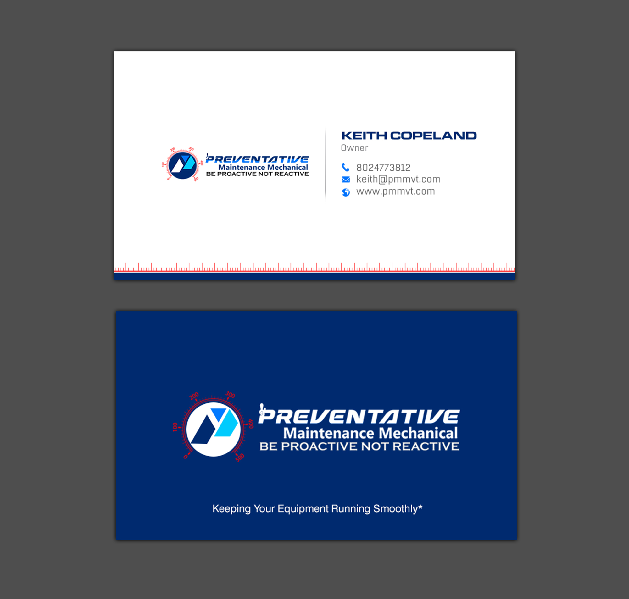 Design de Carte de Visite par chandrayaan.creative pour Preventative maintinance mechanical | Design #36275674