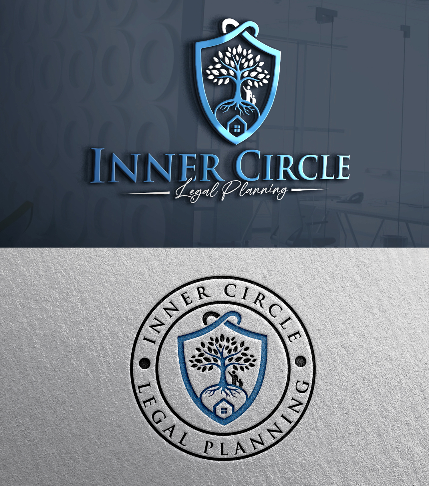 Logo-Design von 24ksunny für Inner Circle Legal Planning | Design #36272121