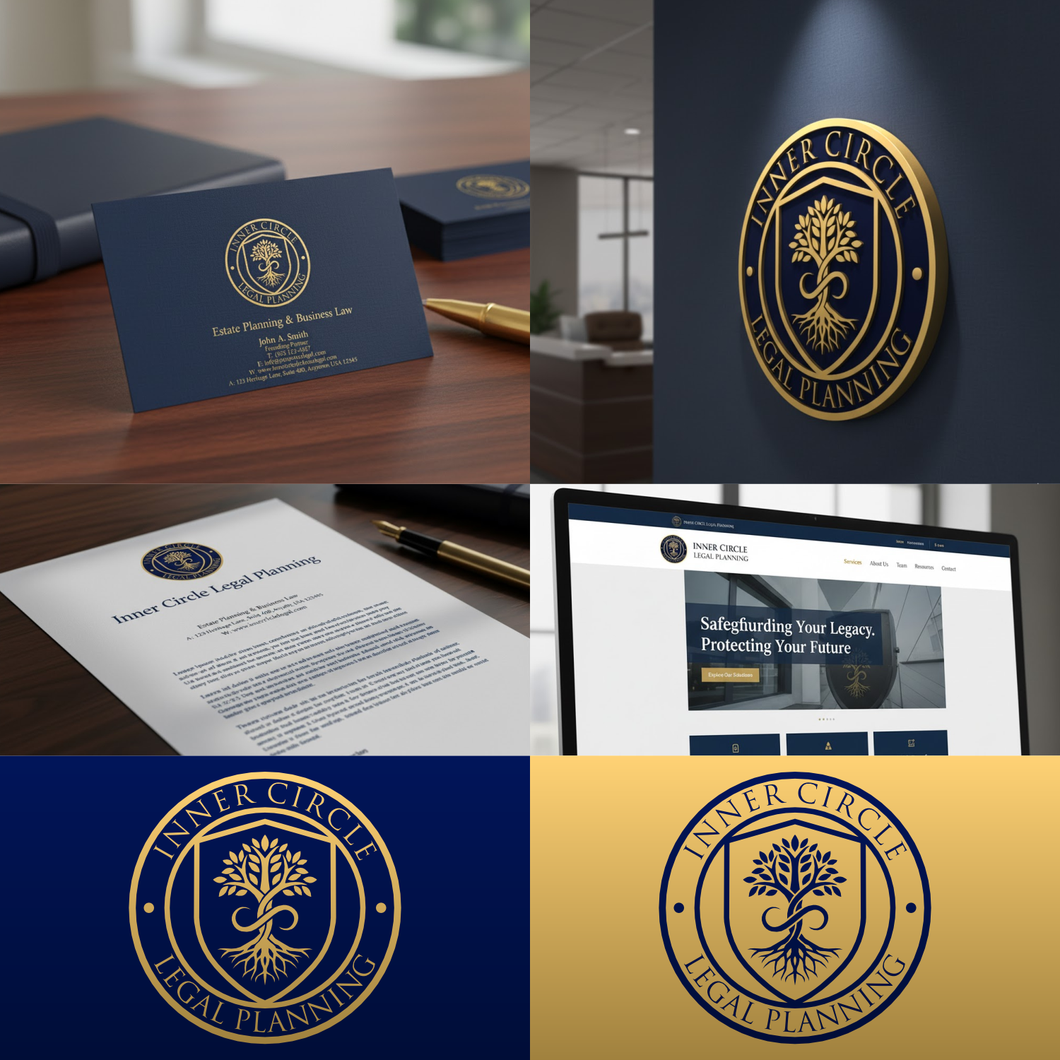 Logo Design by Dalang Design for Inner Circle Legal Planning | Design #36272750