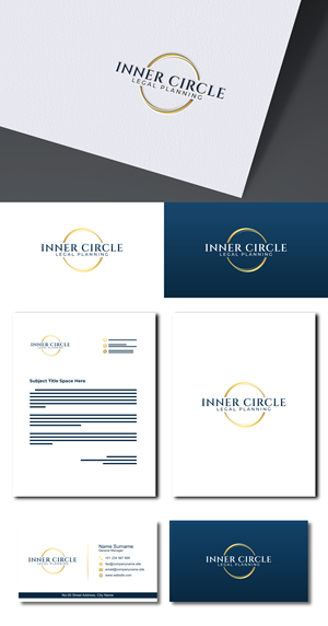 Logo Design by Abu Zaid Design for Inner Circle Legal Planning | Design: #36287055
