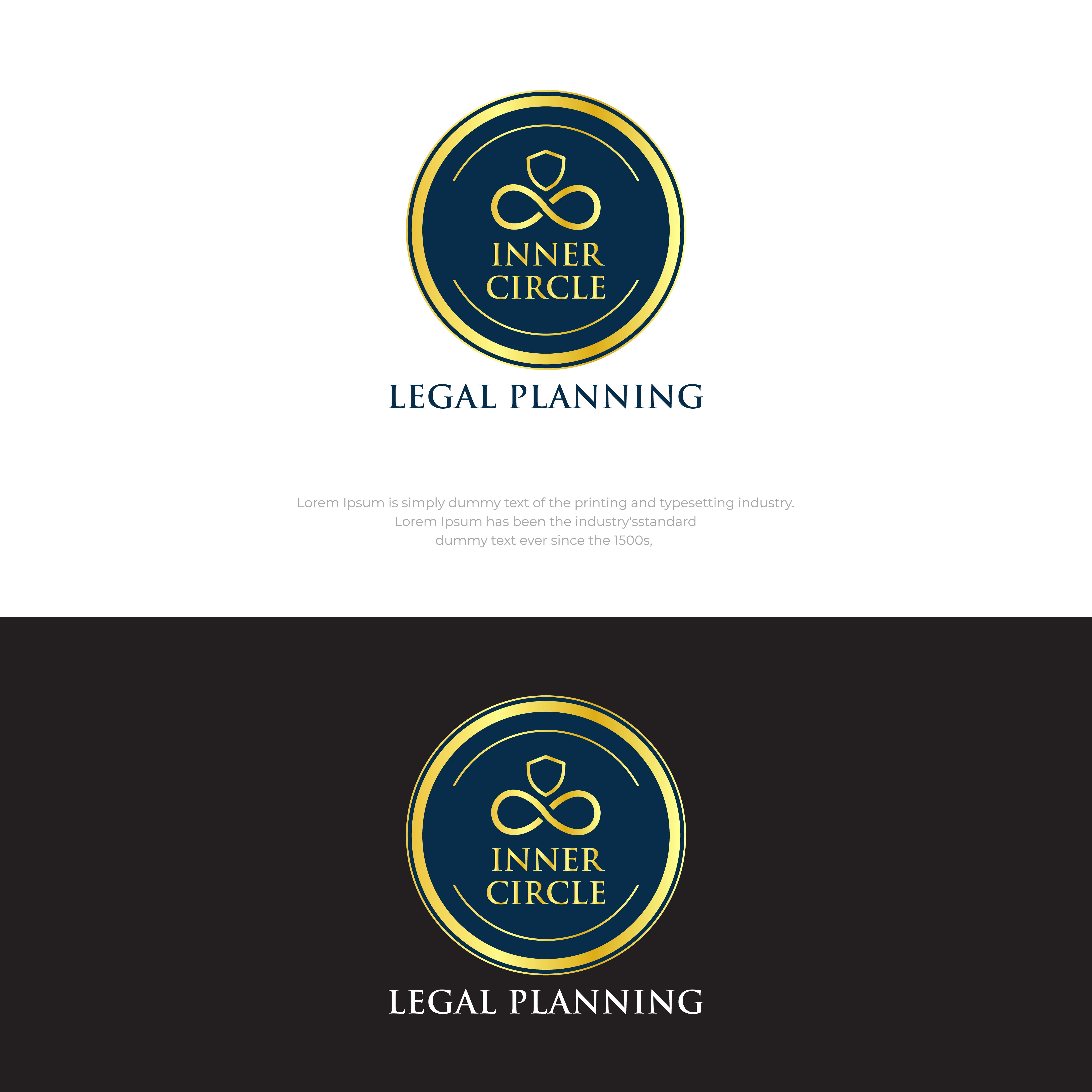 Logo Design by Logo Maker Zone for Inner Circle Legal Planning | Design #36285298
