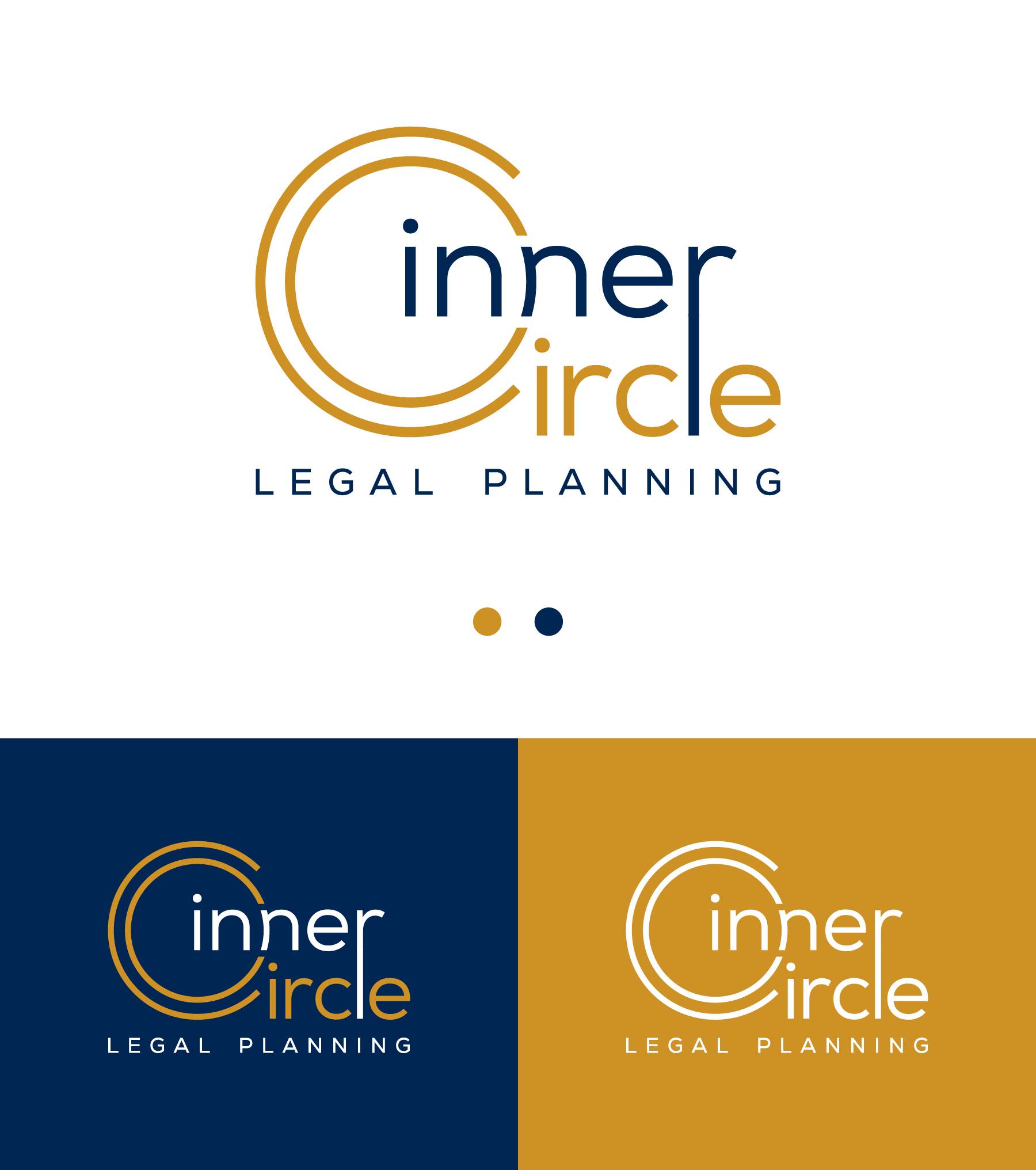 Diseño de Logo por debdesign para Inner Circle Legal Planning | Diseño #36277532