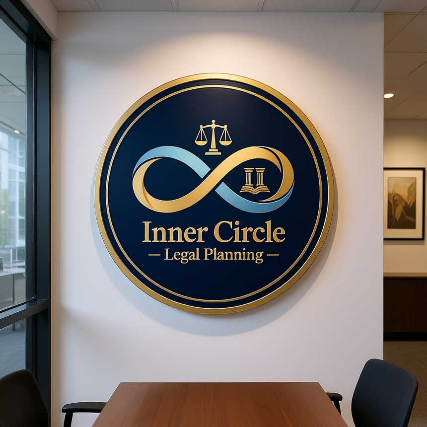 Logo-Design von VEGA-Designs für Inner Circle Legal Planning | Design #36272528
