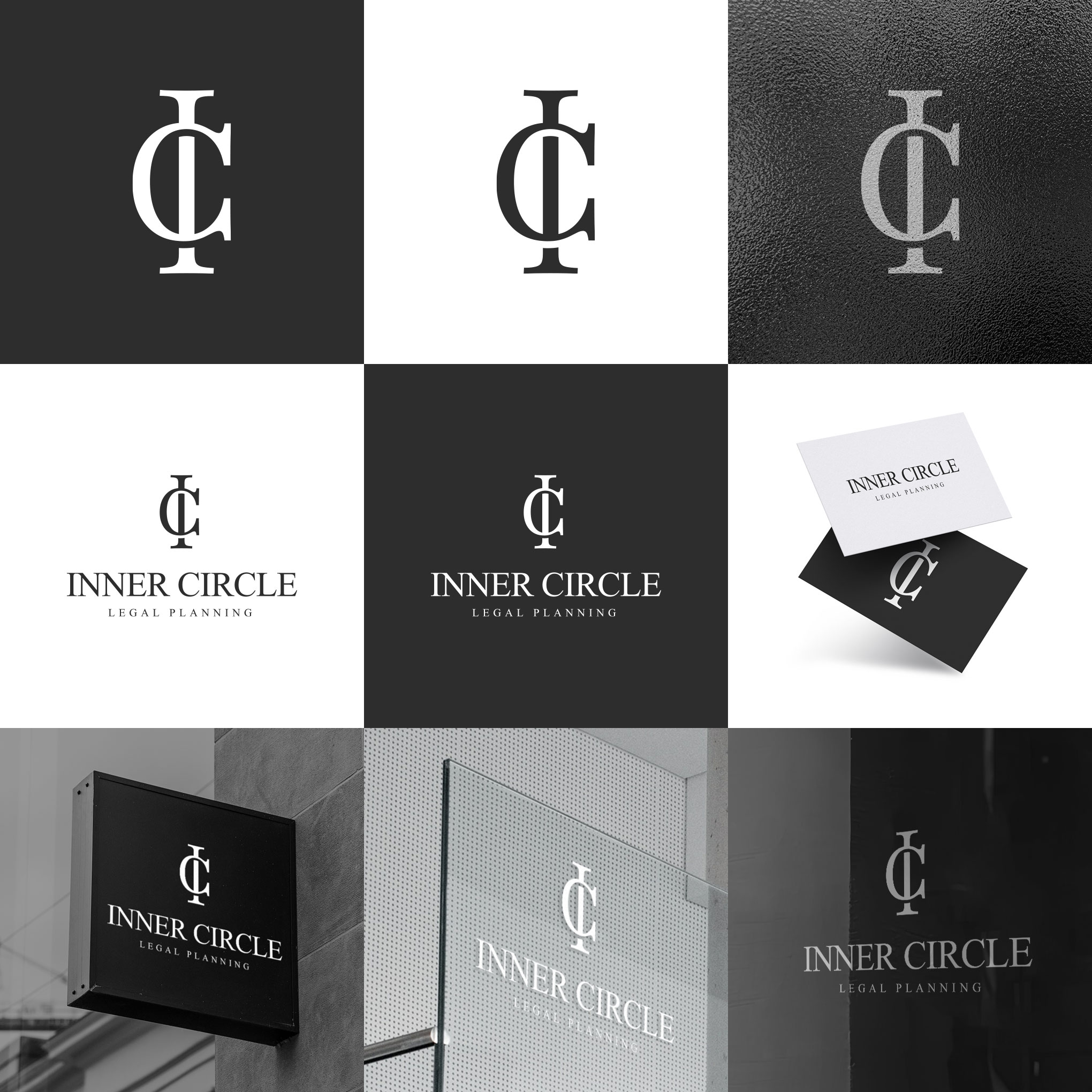 Diseño de Logo por Decos Studio para Inner Circle Legal Planning | Diseño #36275508