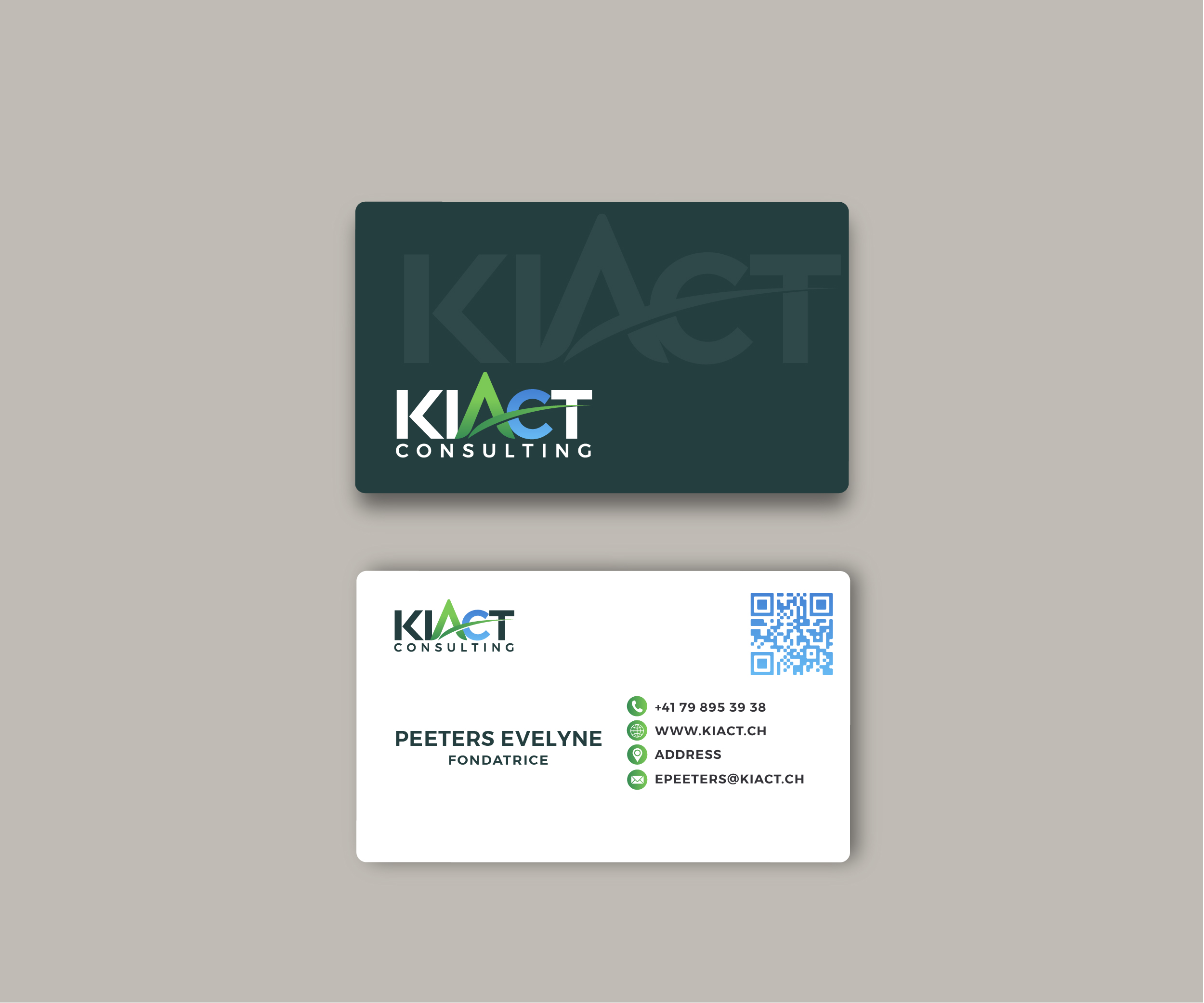 Business Card Design by James J. for KiAct | Design #36274998