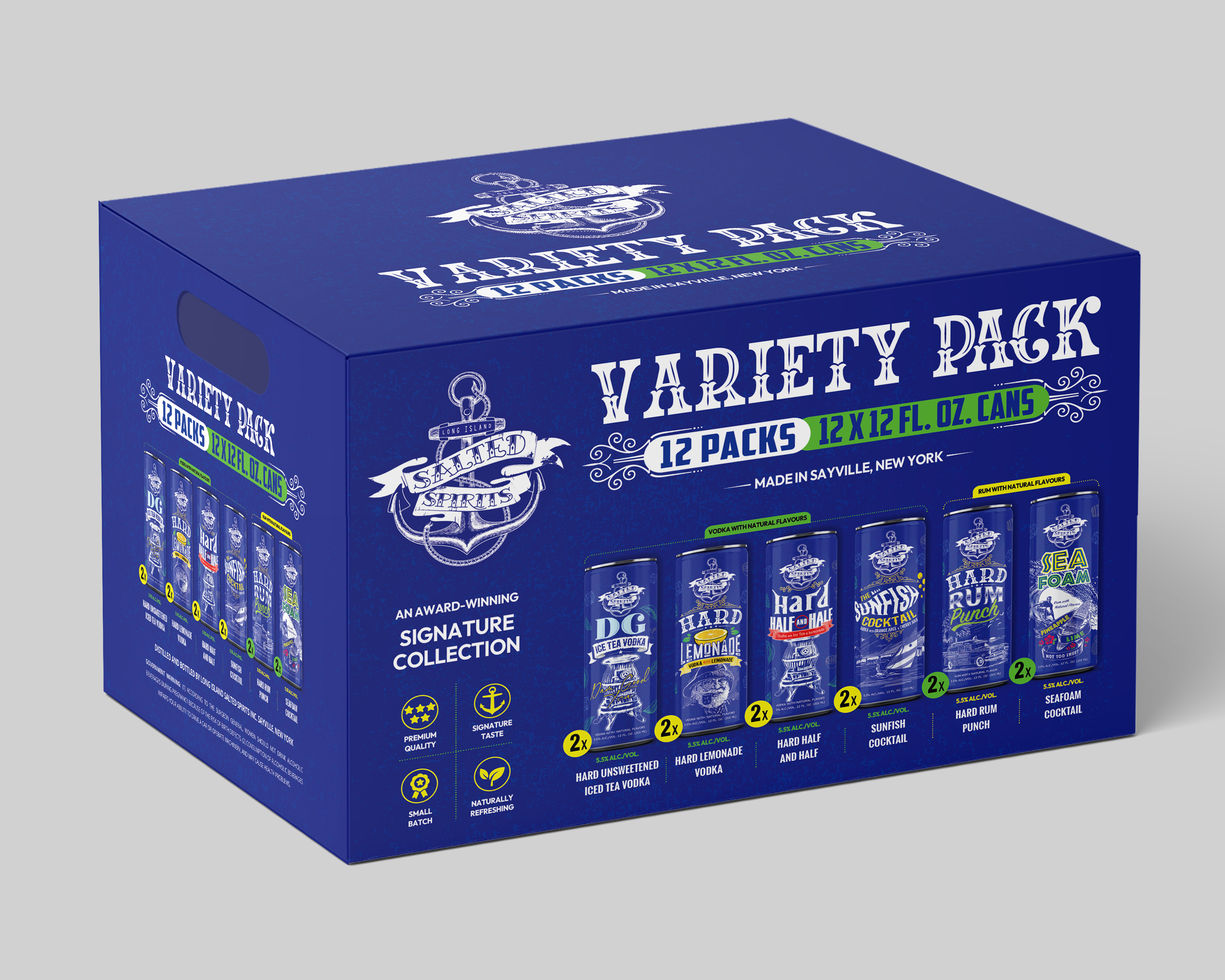 Diseño de Empaque por Navisol Creatives para LI Salted Spirits Inc.  | Diseño #36286426