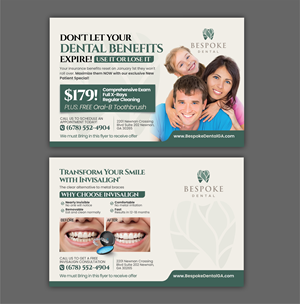 Flyer-Design von Nel. für Bespoke Dental | Design: #36282696