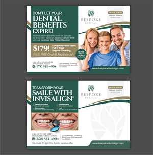 Flyer-Design von Nel. für Bespoke Dental | Design: #36283481