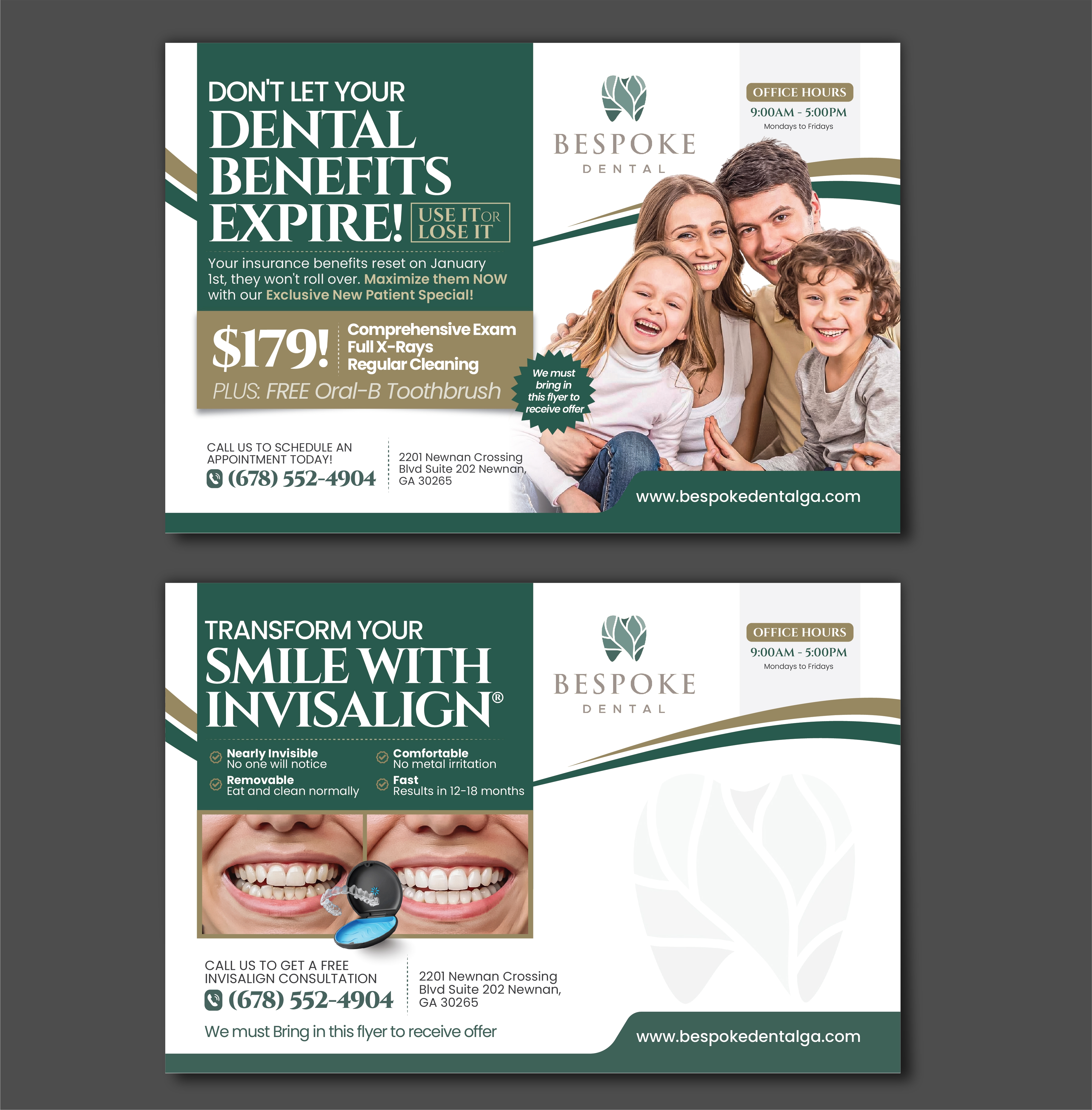 Flyer Design by Nel. for Bespoke Dental | Design #36283675