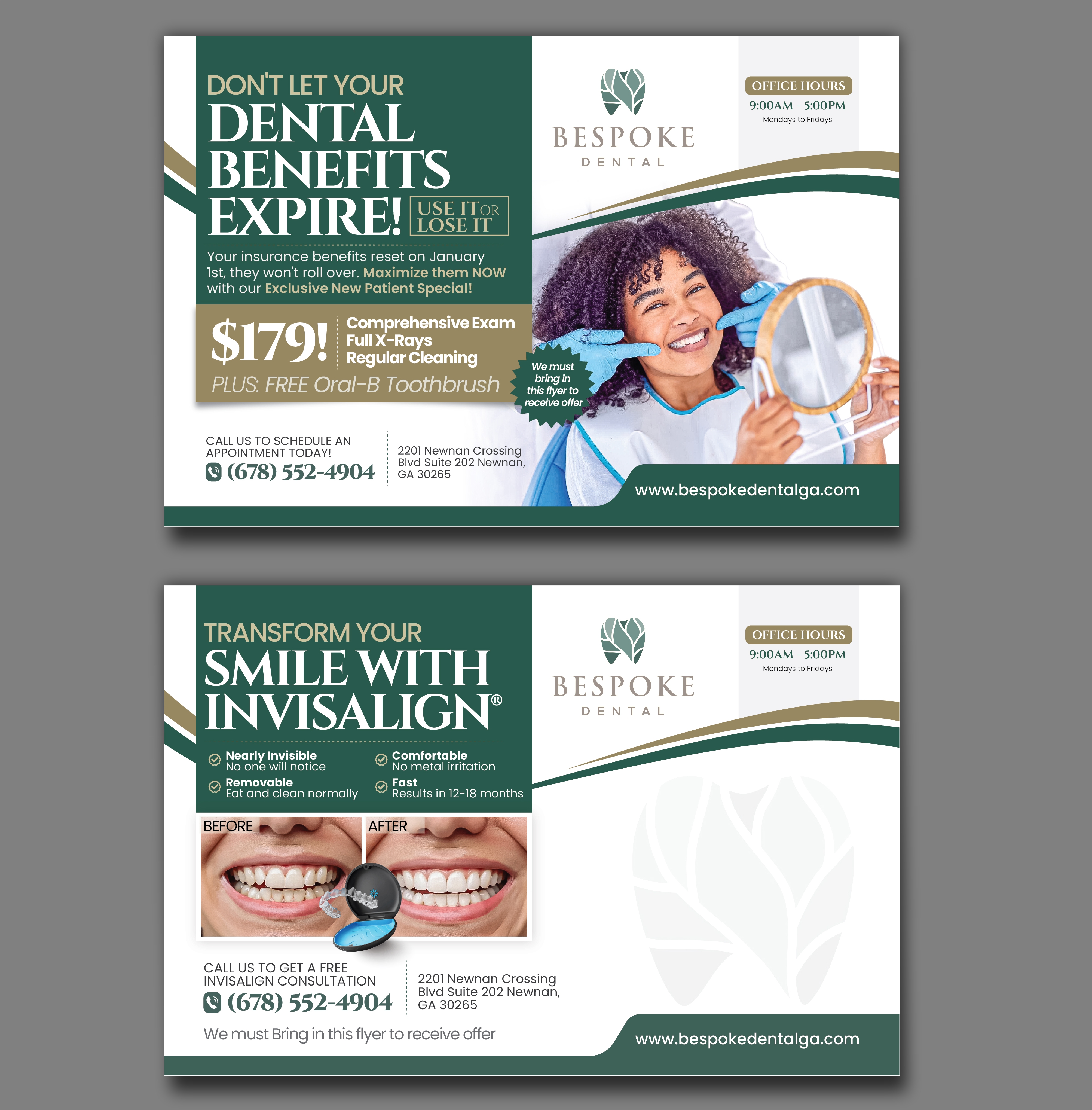 Flyer Design by Nel. for Bespoke Dental | Design #36283856