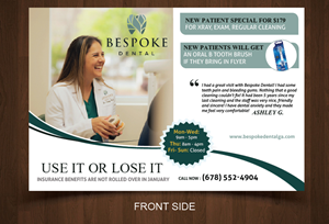 Flyer Design by nyky for Bespoke Dental | Design #36283608