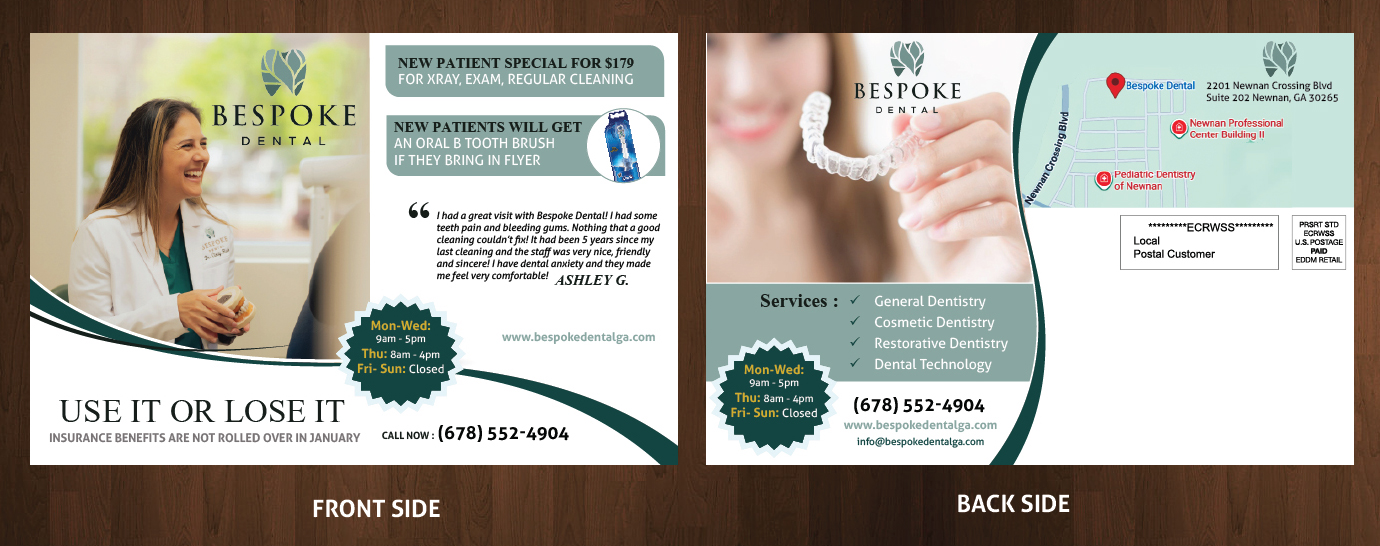 Design de Flyer par nyky pour Bespoke Dental | Design #36286179
