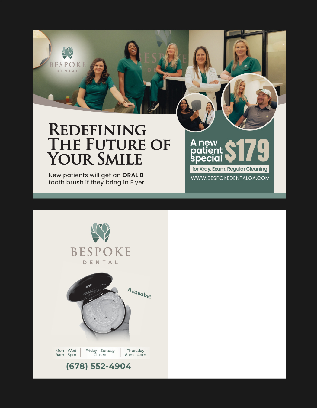Flyer Design by JK18 for Bespoke Dental | Design #36284980