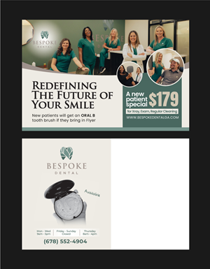Flyer Design by JK18 for Bespoke Dental | Design #36284980