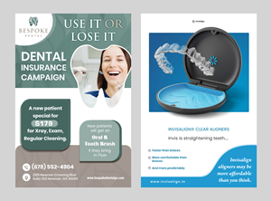 Flyer Design by Creations Box 2015 for Bespoke Dental | Design #36282618