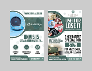 Flyer-Design von Creations Box 2015 für Bespoke Dental | Design: #36282619