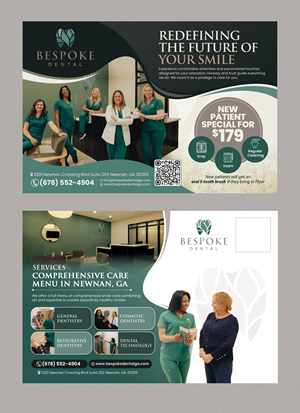 Flyer-Design von Stan$oul für Bespoke Dental | Design: #36282429