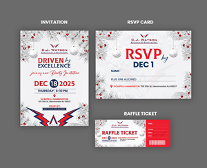 Invitation Design by debdesign for CJ Watson Electrical Contractor | Design: #36304925