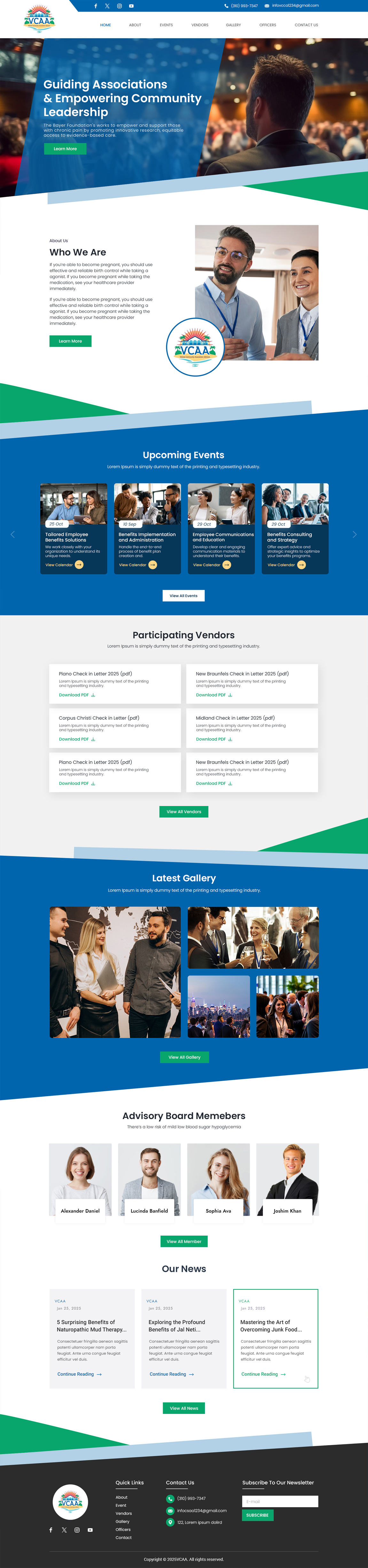 Web Design by Anup Innovations for Volusia Community Association Advisors  | Design #36289882