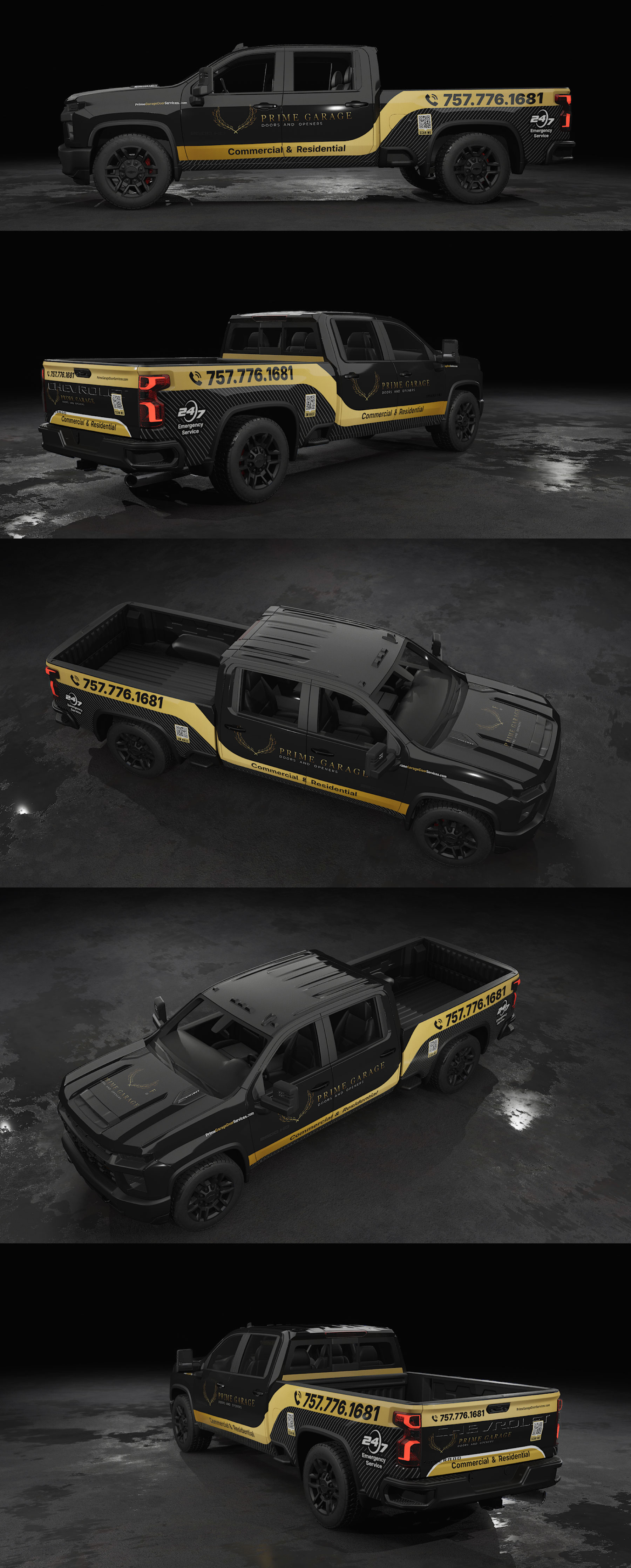 Design de Covering de Véhicule par WrapTonic24 pour Prime Garage Doors and Openers | Design #36297177