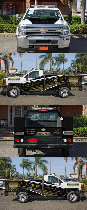 Car Wrap Design by ANGGI MAULANA PRAKOSO for Prime Garage Doors and Openers | Design: #36290587