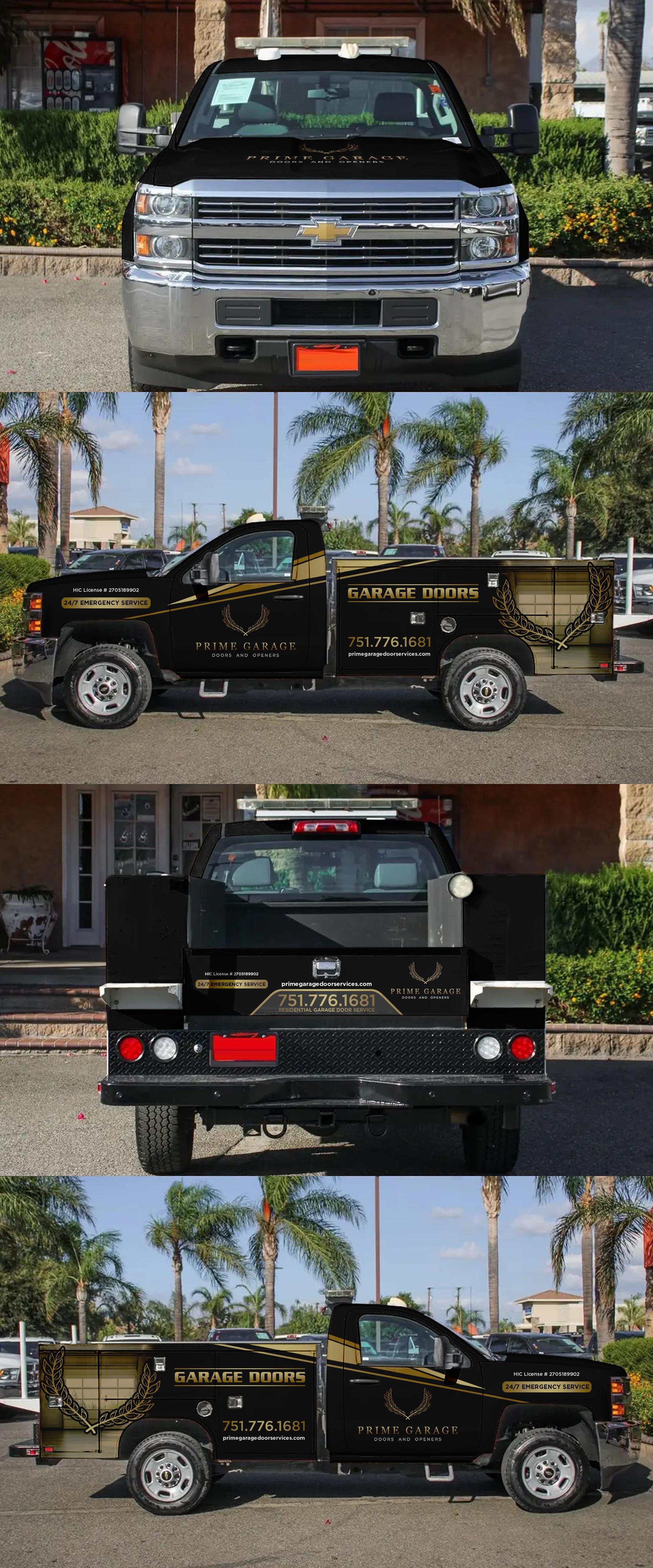 Car Wrap Design by ANGGI MAULANA PRAKOSO for Prime Garage Doors and Openers | Design #36295830