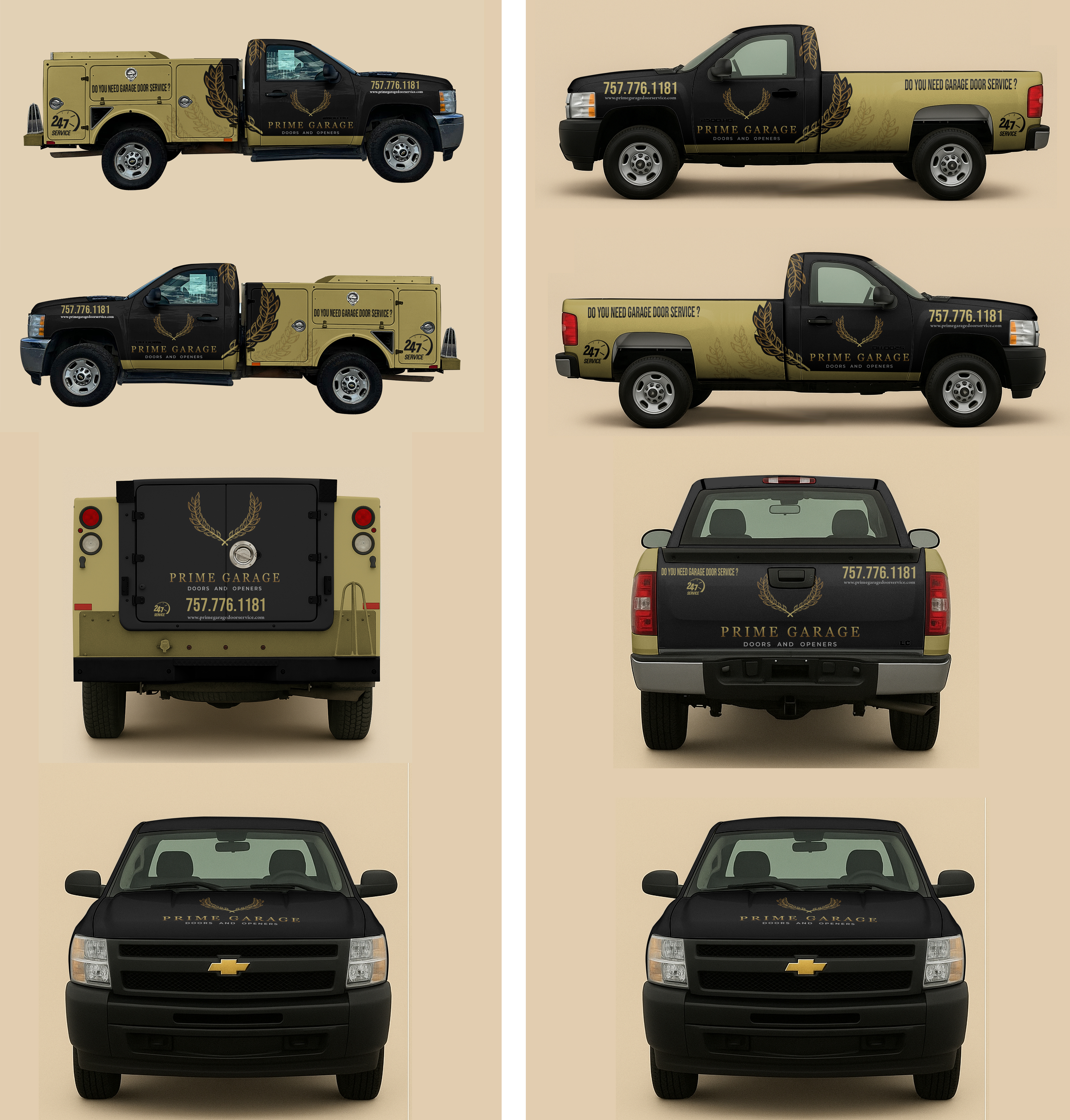 Car Wrap Design by Martin Prihatna for Prime Garage Doors and Openers | Design #36293163