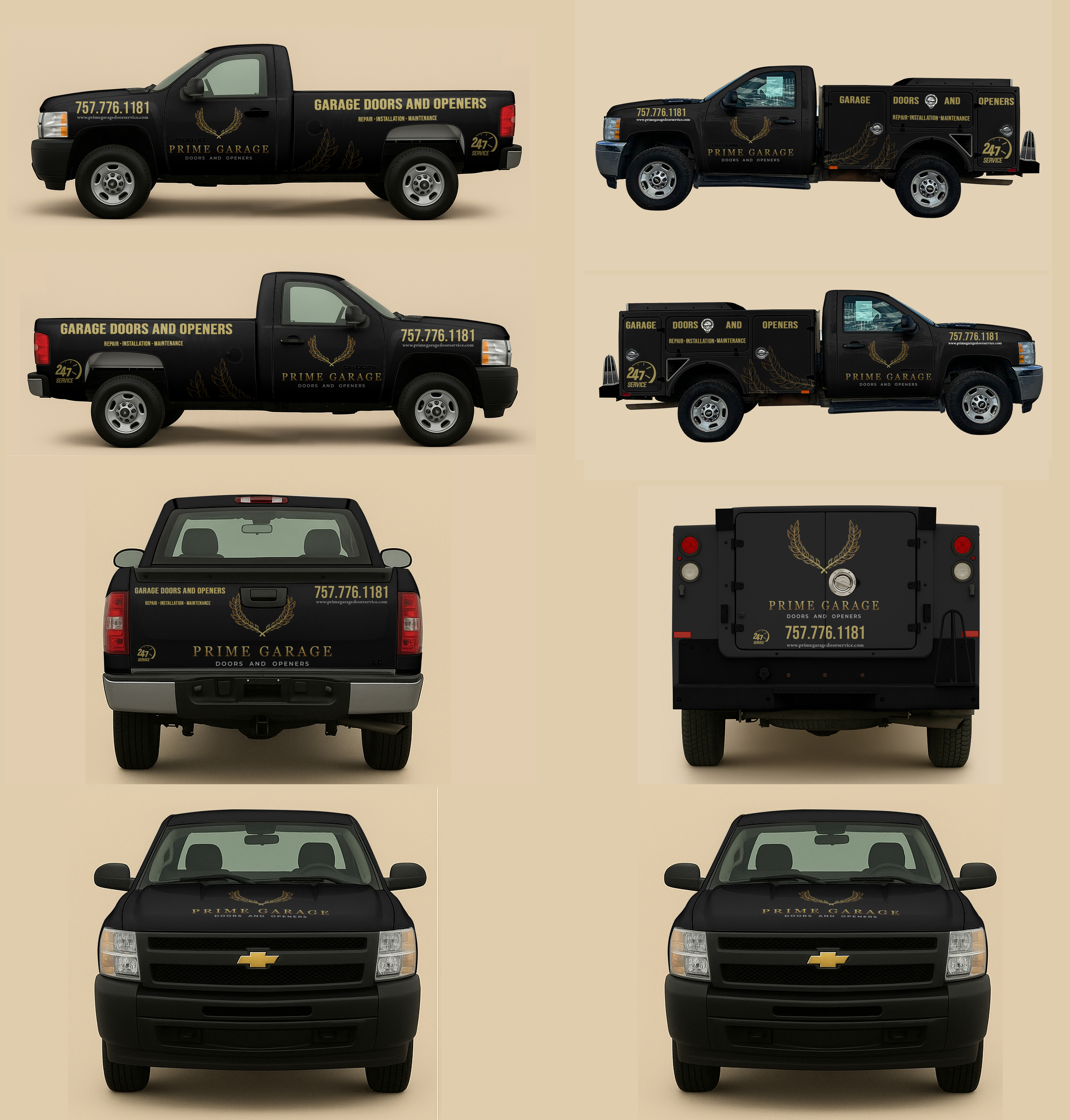 Car Wrap Design by Martin Prihatna for Prime Garage Doors and Openers | Design: #36295947