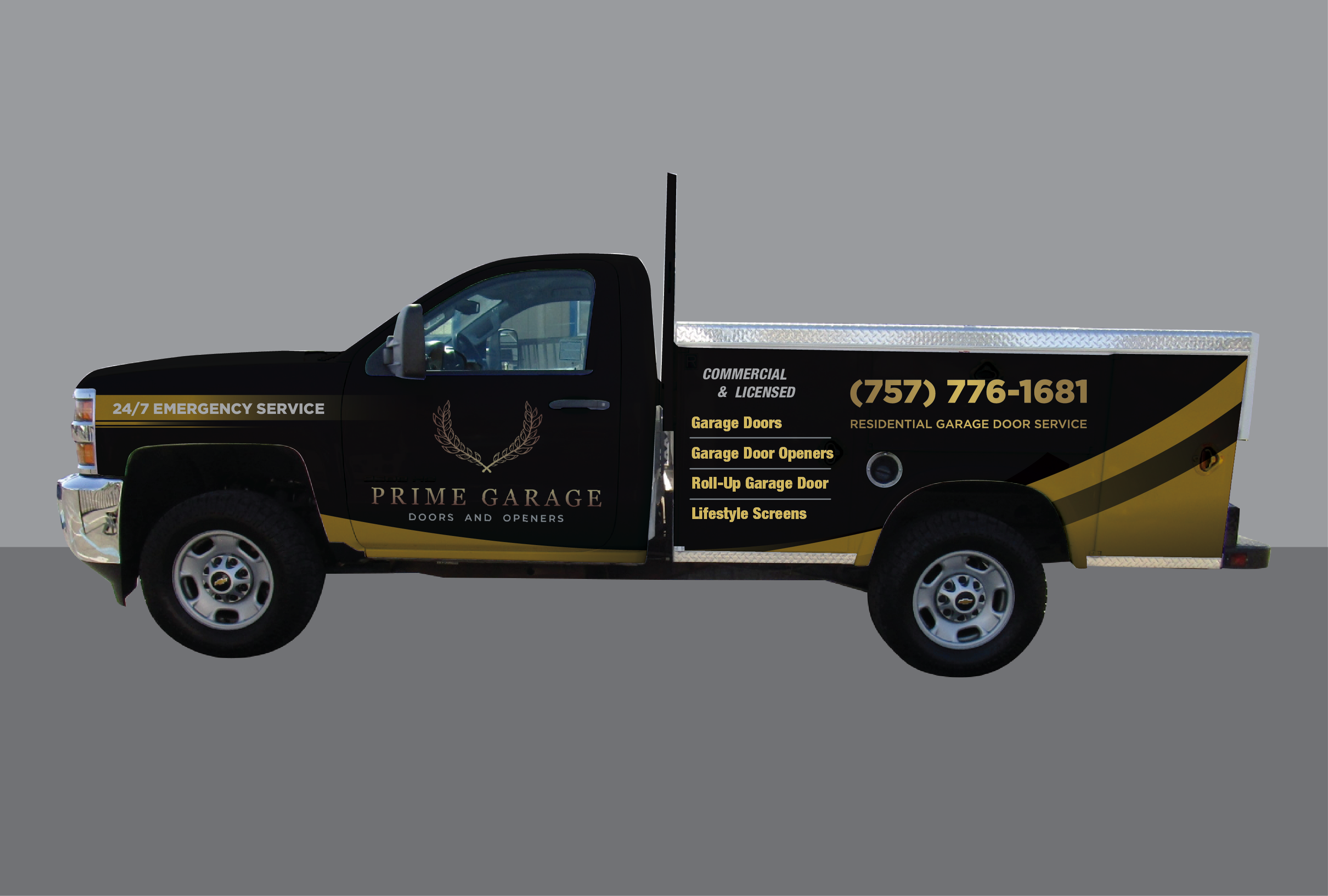 Car Wrap Design by GMWIRE for Prime Garage Doors and Openers | Design #36296887