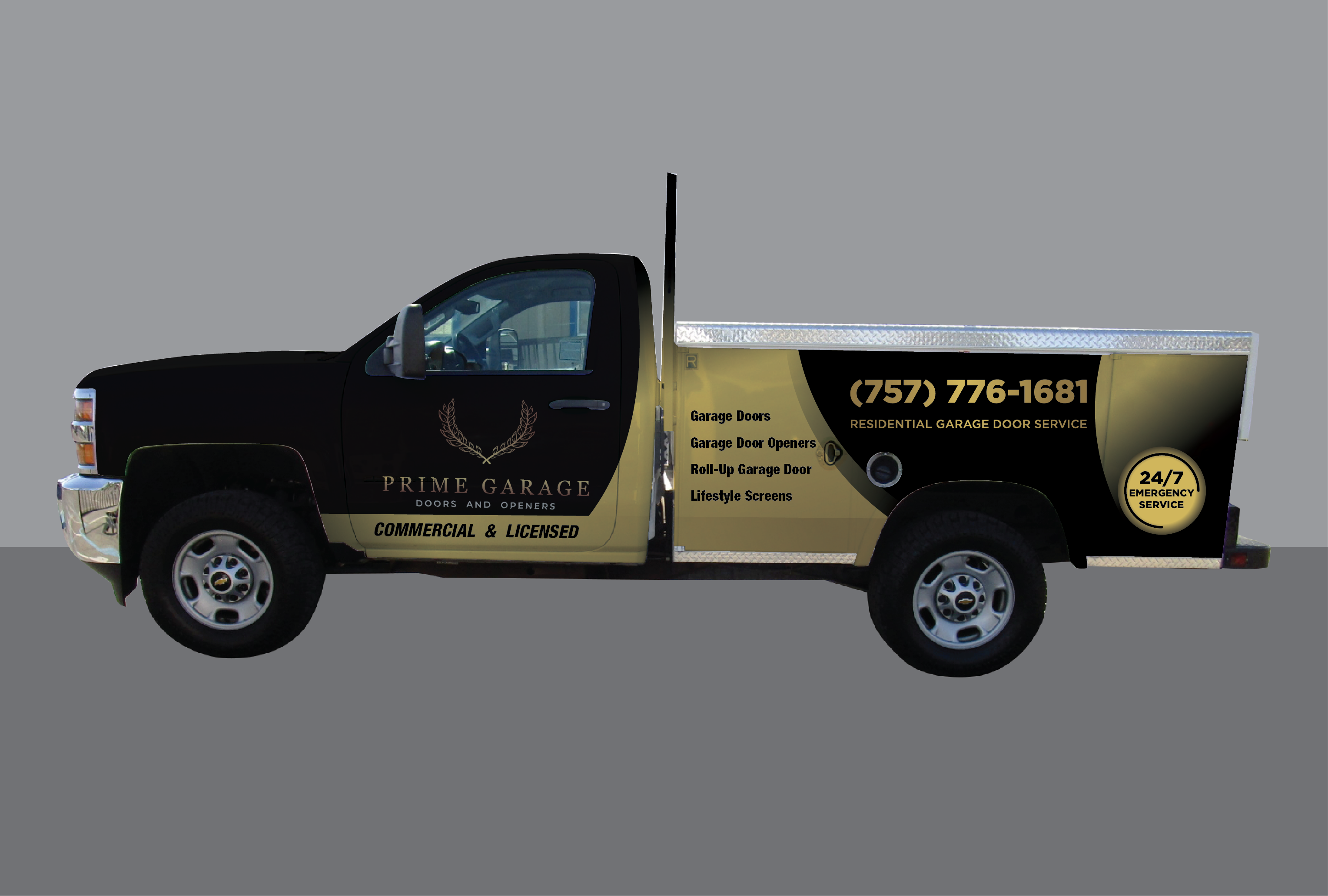 Car Wrap Design by GMWIRE for Prime Garage Doors and Openers | Design #36296967