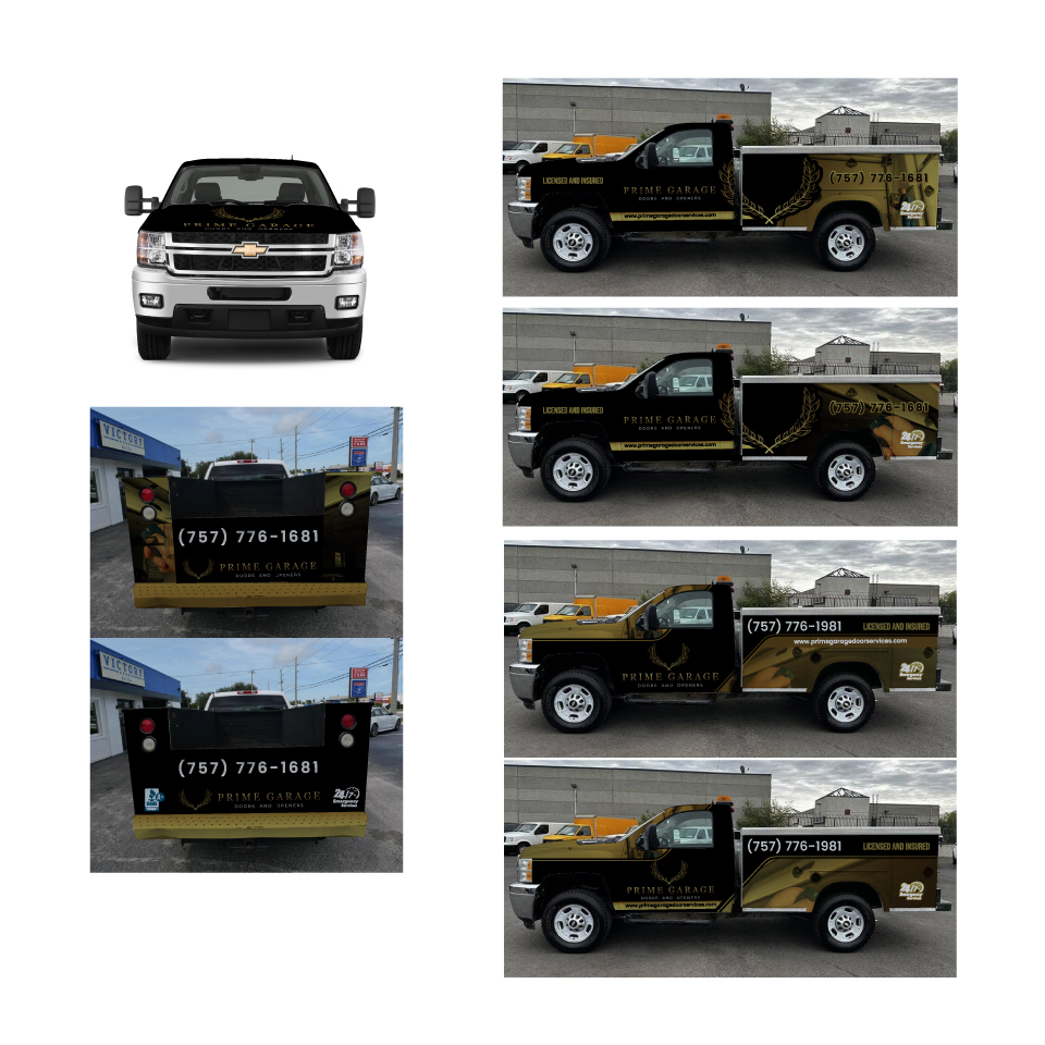 Design de Covering de Véhicule par Yoga Tri pour Prime Garage Doors and Openers | Design #36288829