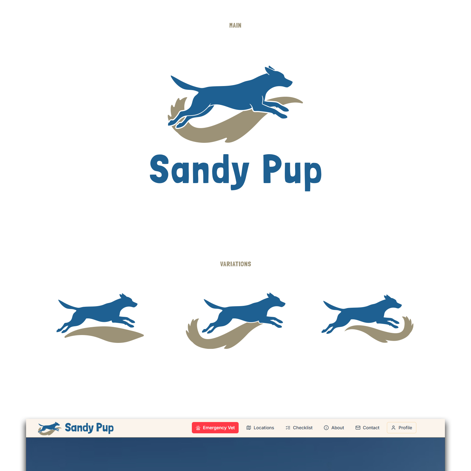 Logo Design by silverbeams for Sandy Pup | Design #36316652