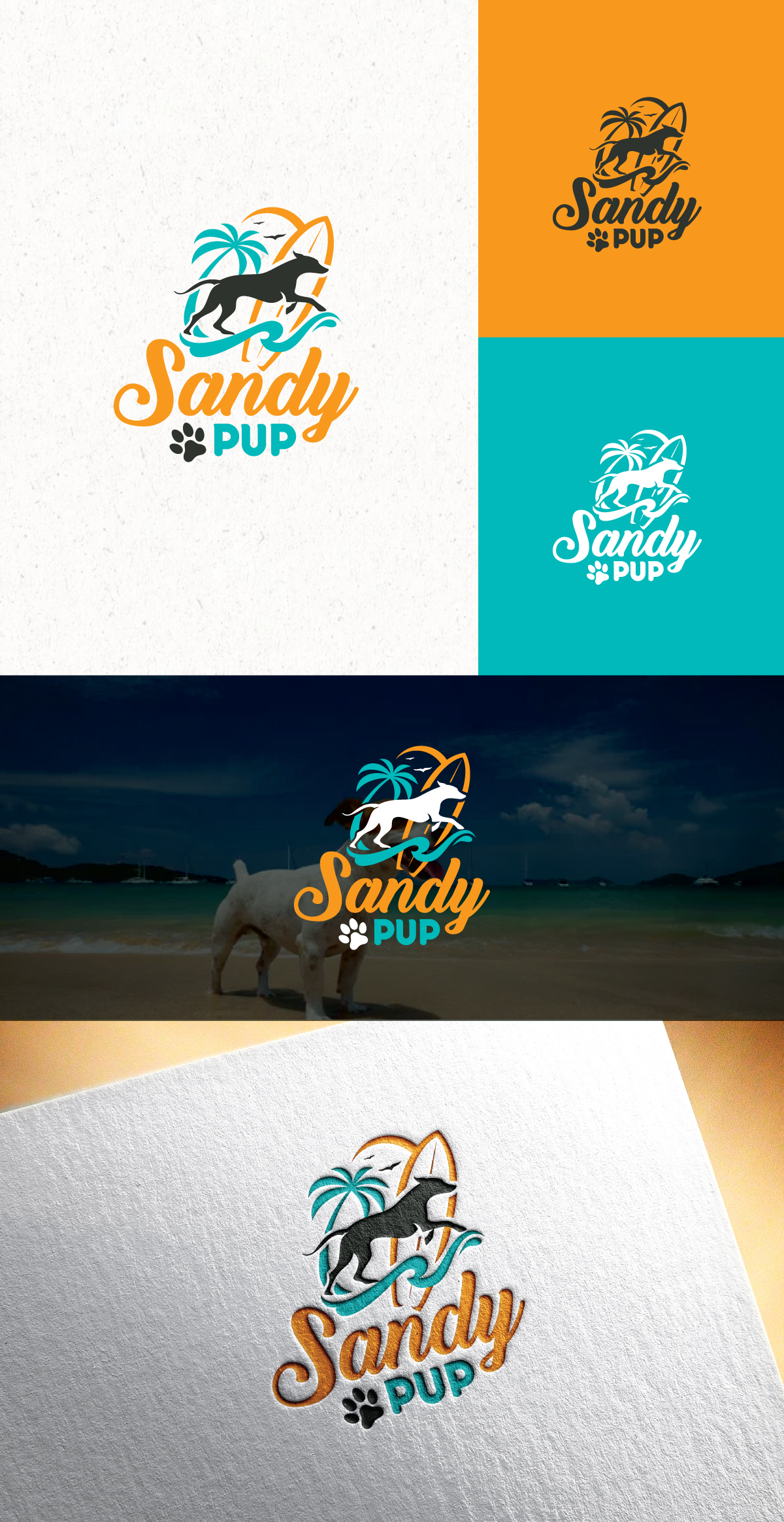 Logo Design by Logo Stock for Sandy Pup | Design #36292466