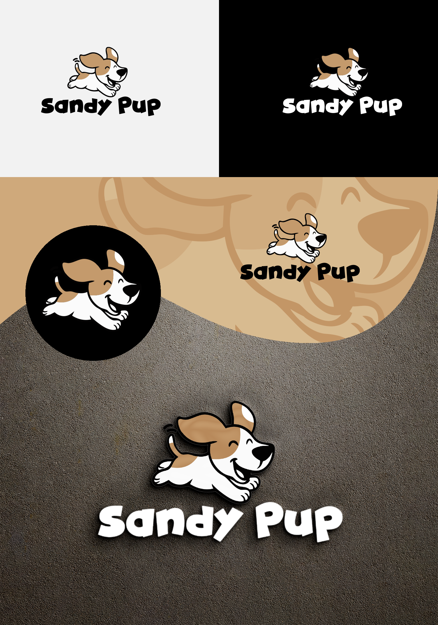 Logo Design by END™ for Sandy Pup | Design #36328149