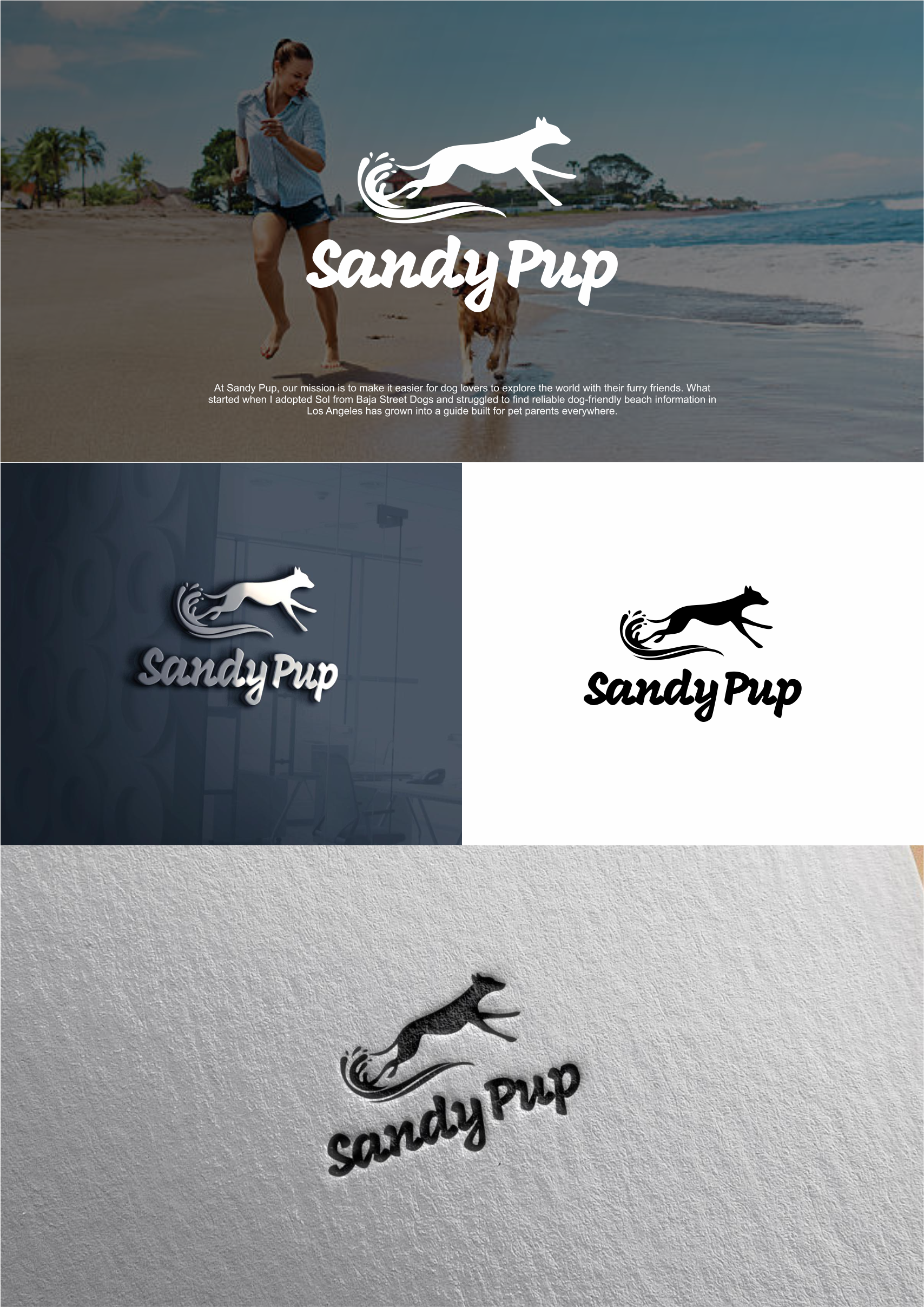 Logo Design by ndra for Sandy Pup | Design #36293033