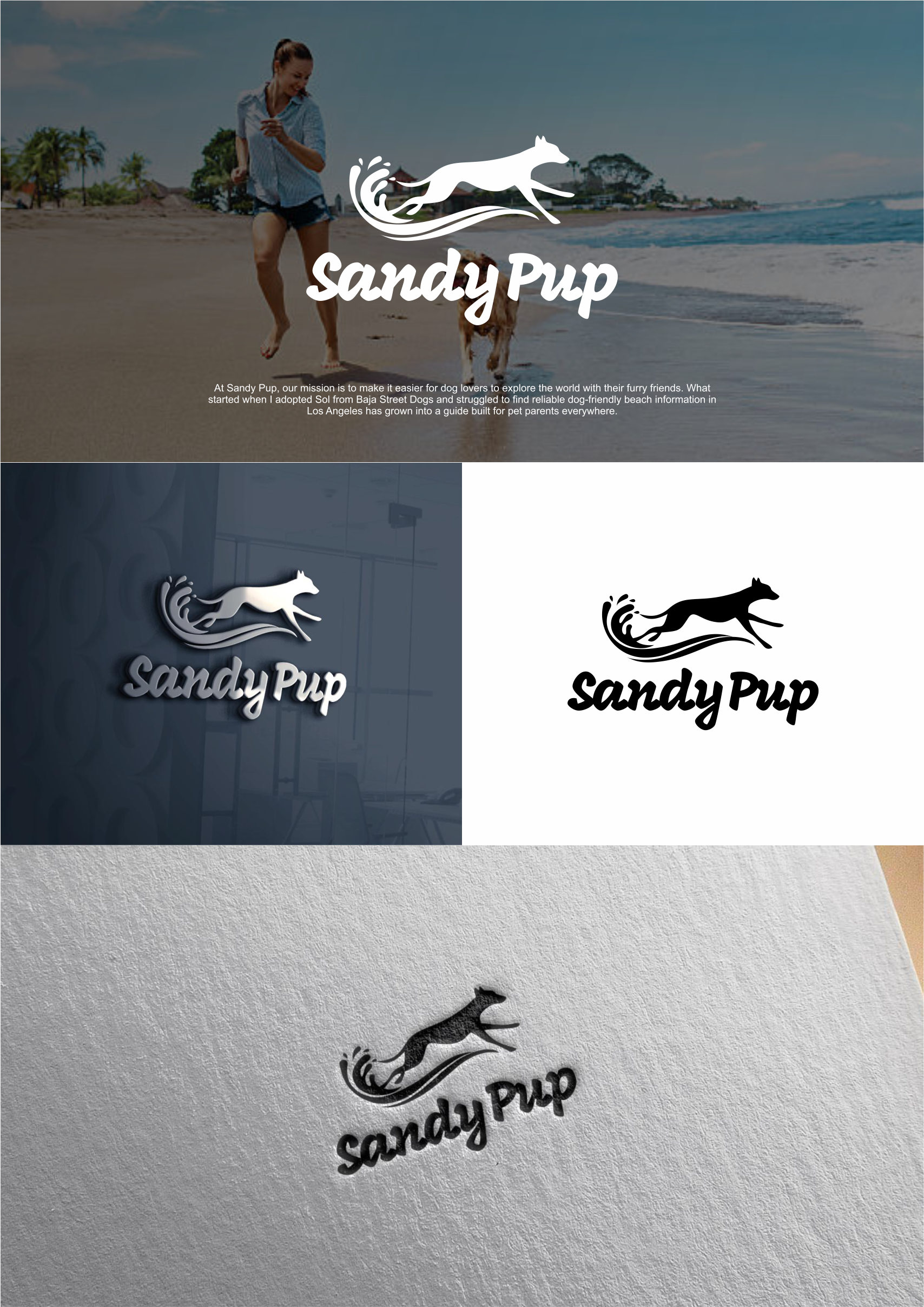 Logo Design by ndra for Sandy Pup | Design #36293047