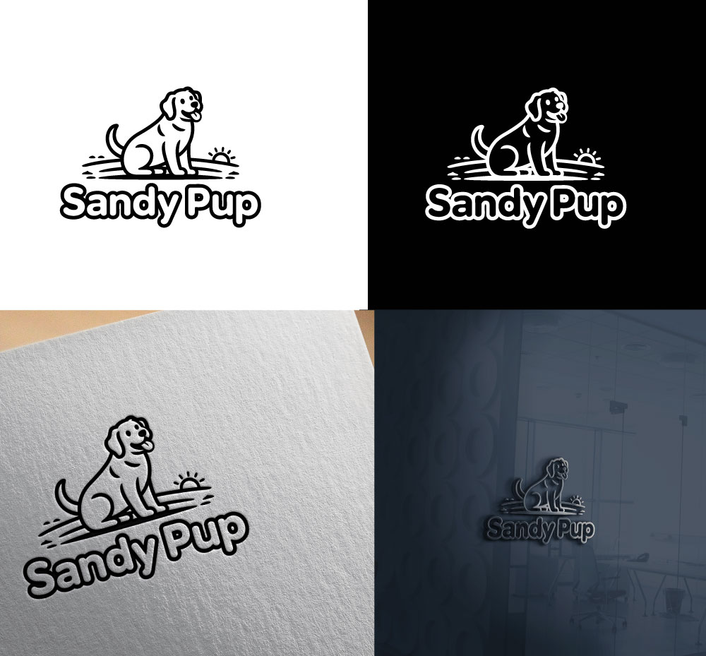 Logo Design by Jonshonkal for Sandy Pup | Design #36292786
