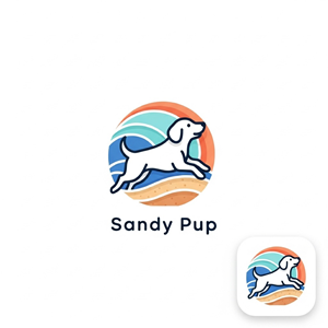 Logo Design by Jaye95 for Sandy Pup | Design: #36331028