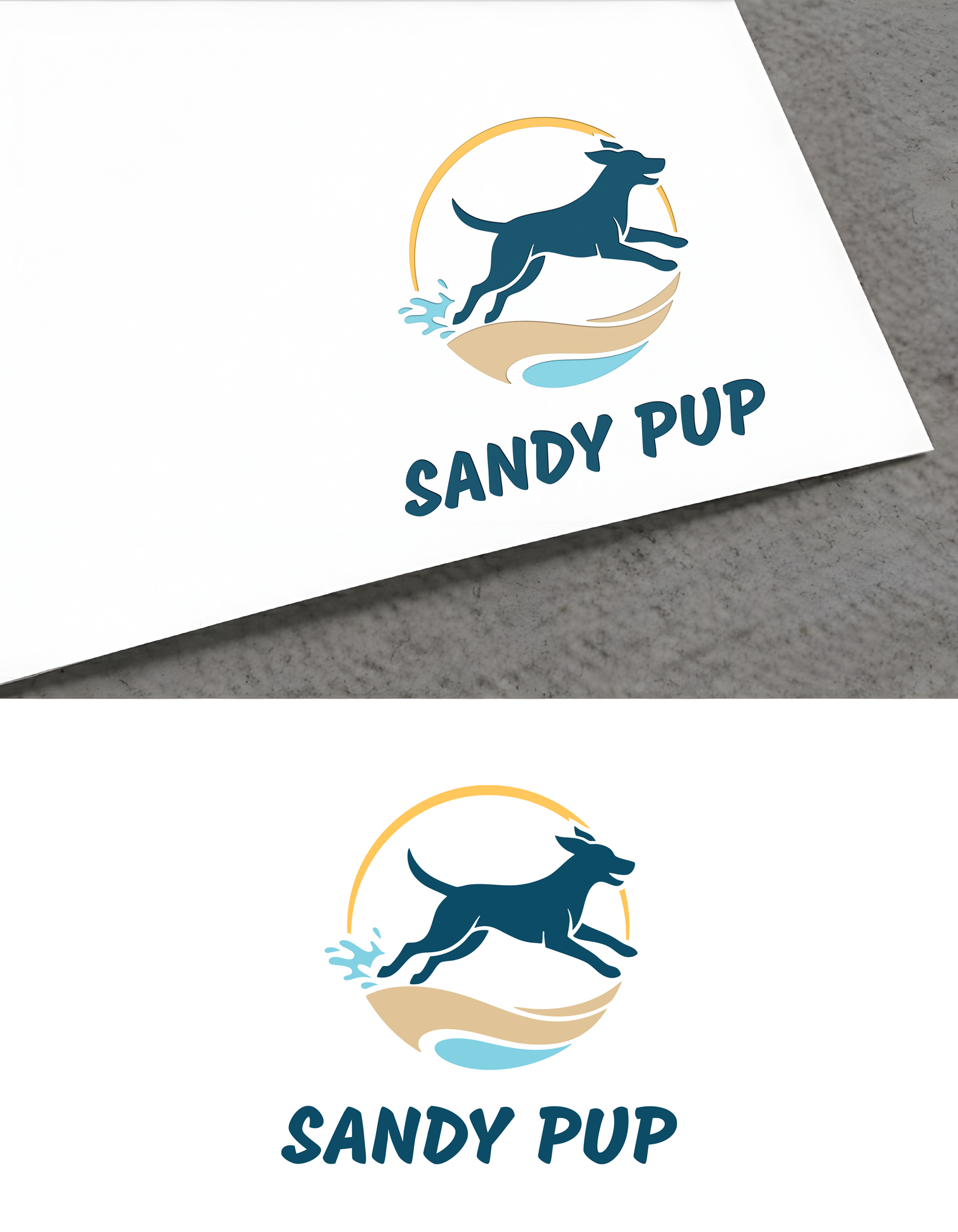Logo Design by Deejah for Sandy Pup | Design #36326716