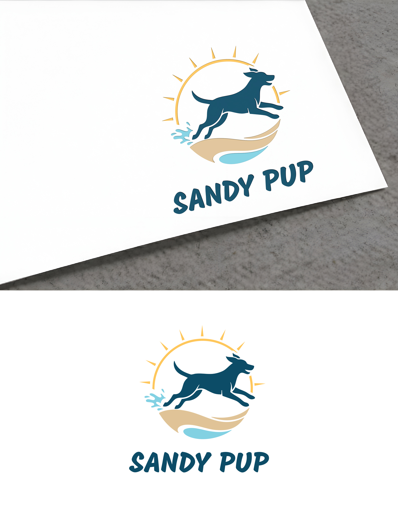 Logo Design by Deejah for Sandy Pup | Design #36326717
