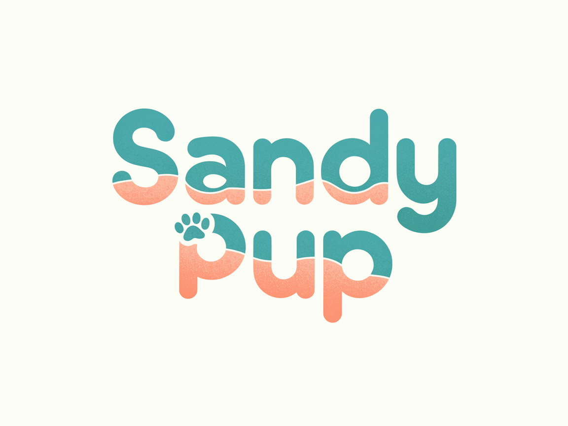 Logo Design by Mukuuu for Sandy Pup | Design #36296579