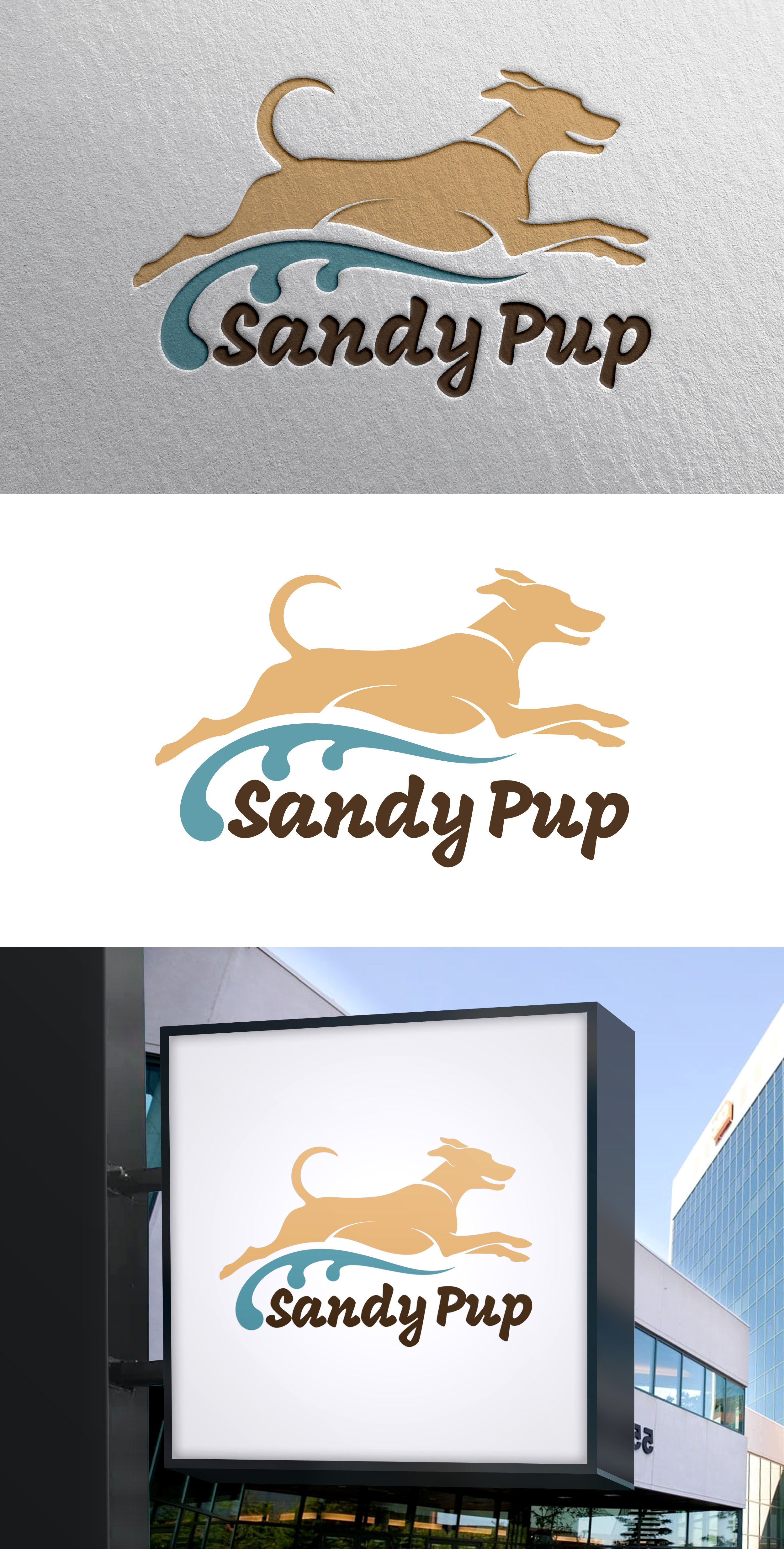 Logo Design by THE DESIGN MAN for Sandy Pup | Design #36293690