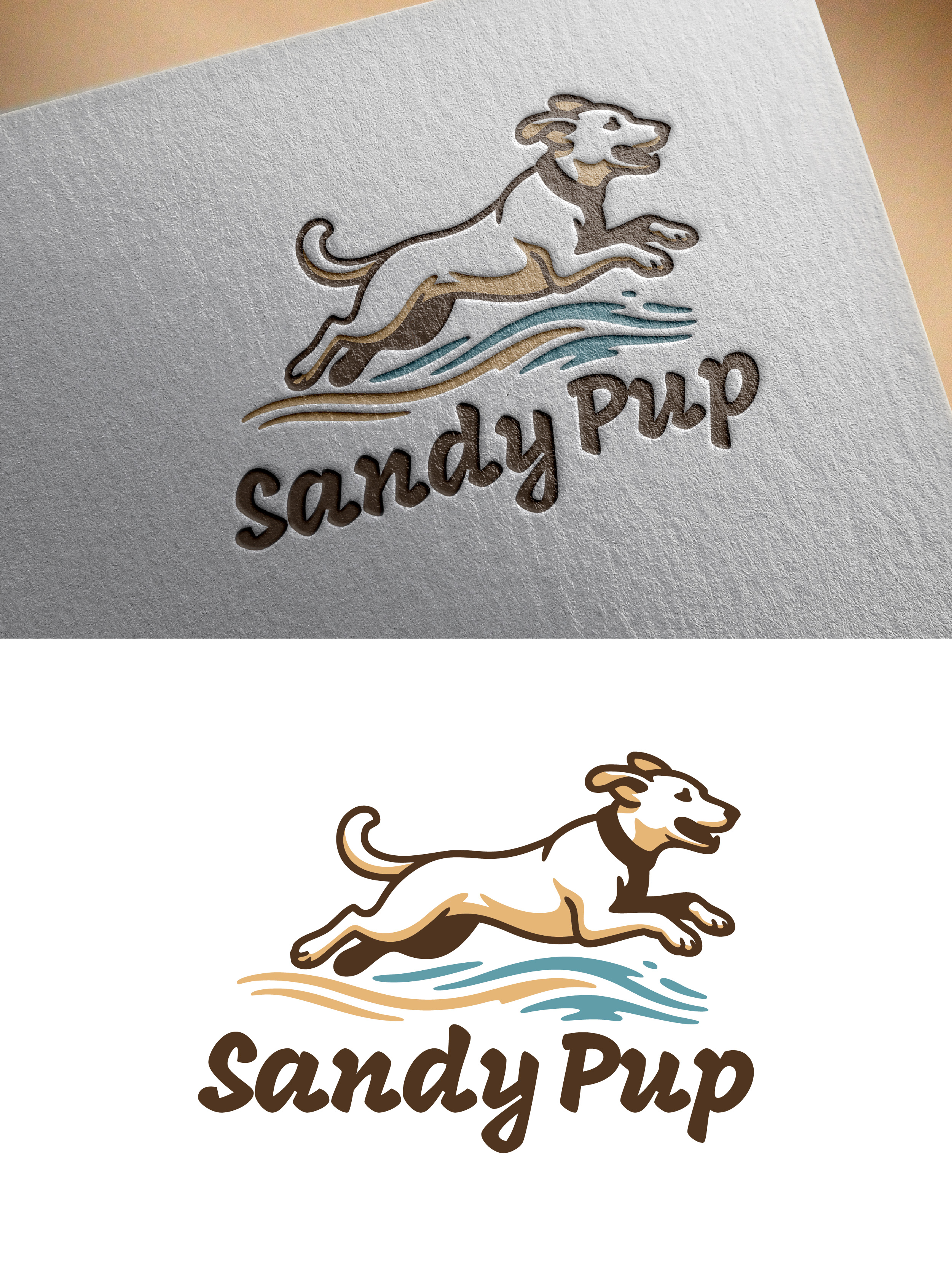 Logo Design by THE DESIGN MAN for Sandy Pup | Design #36293711