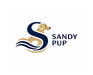 Logo Design by Stone Black for Sandy Pup | Design: #36292725