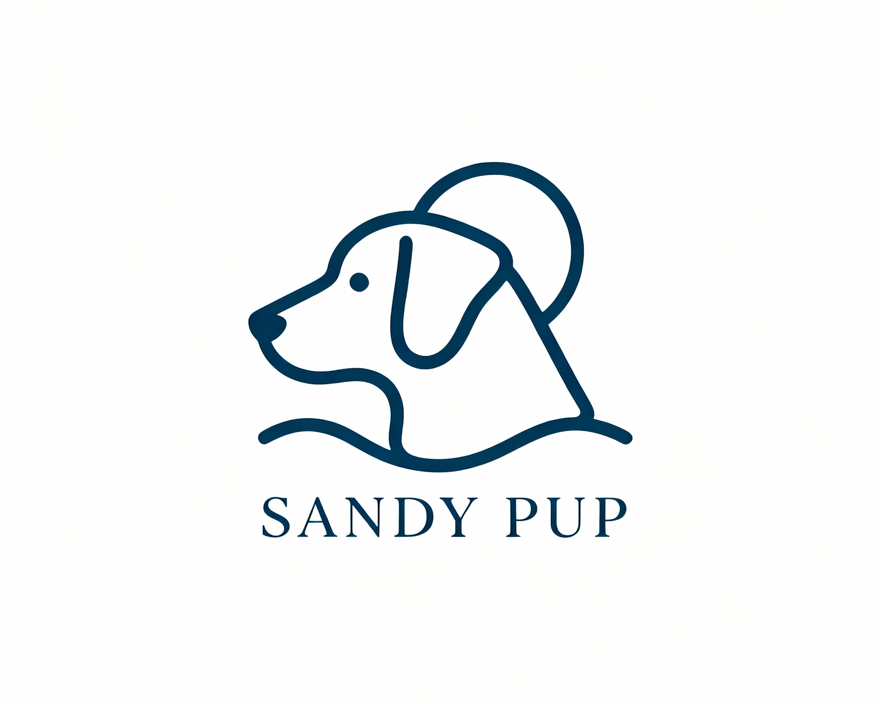 Logo Design by Stone Black for Sandy Pup | Design #36292726