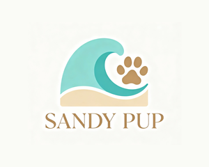 Logo Design by Stone Black for Sandy Pup | Design: #36292727